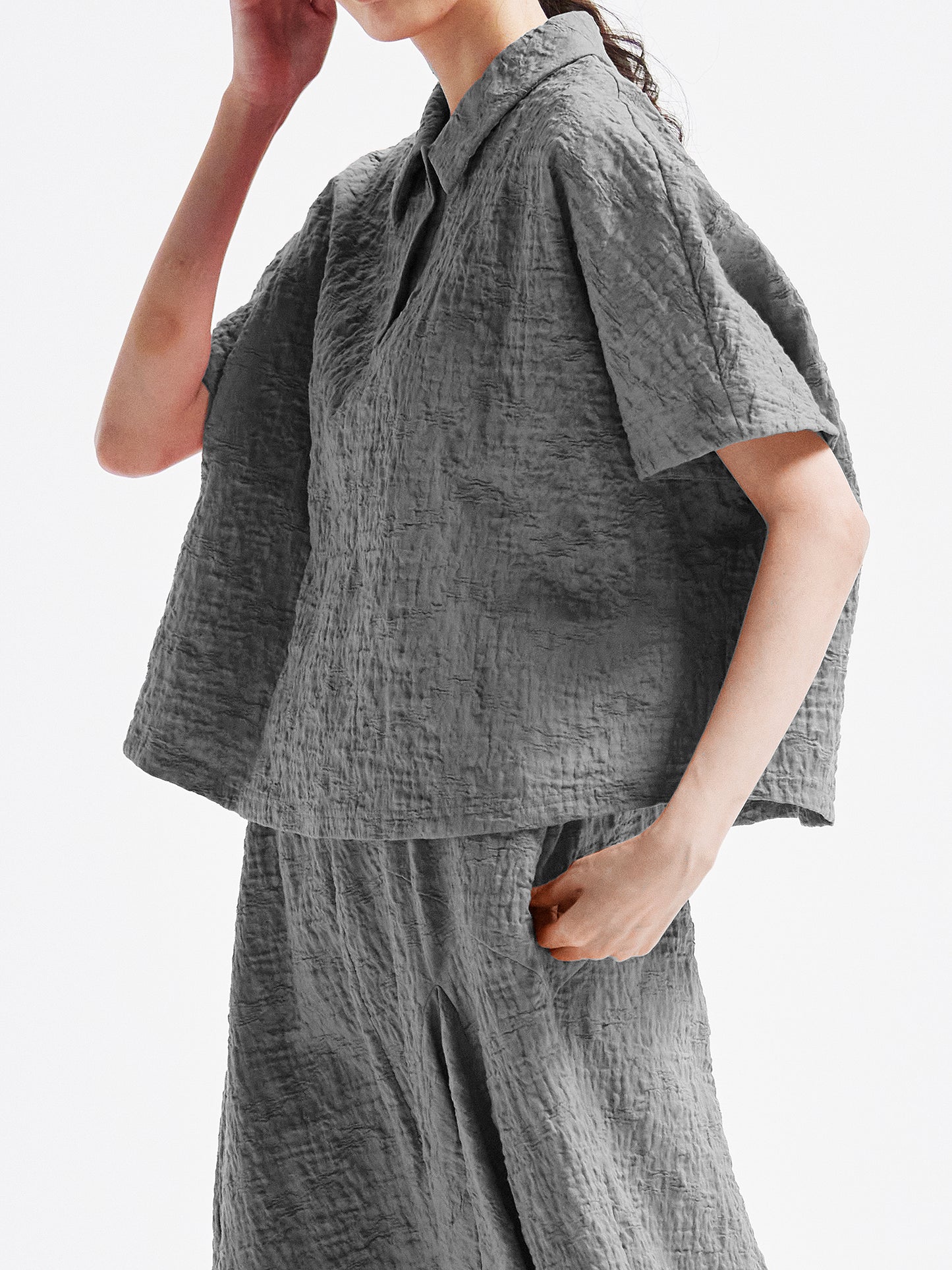 Blouse Gray HA00082