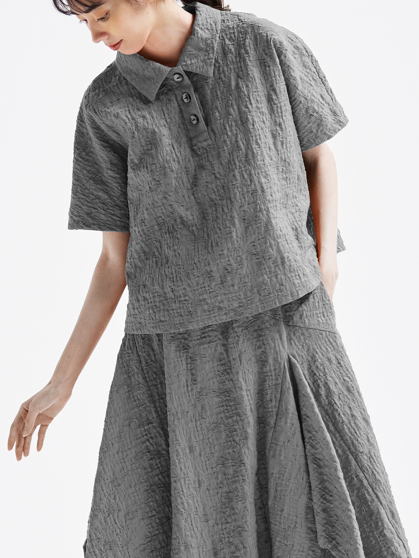 Blouse Gray HA00082
