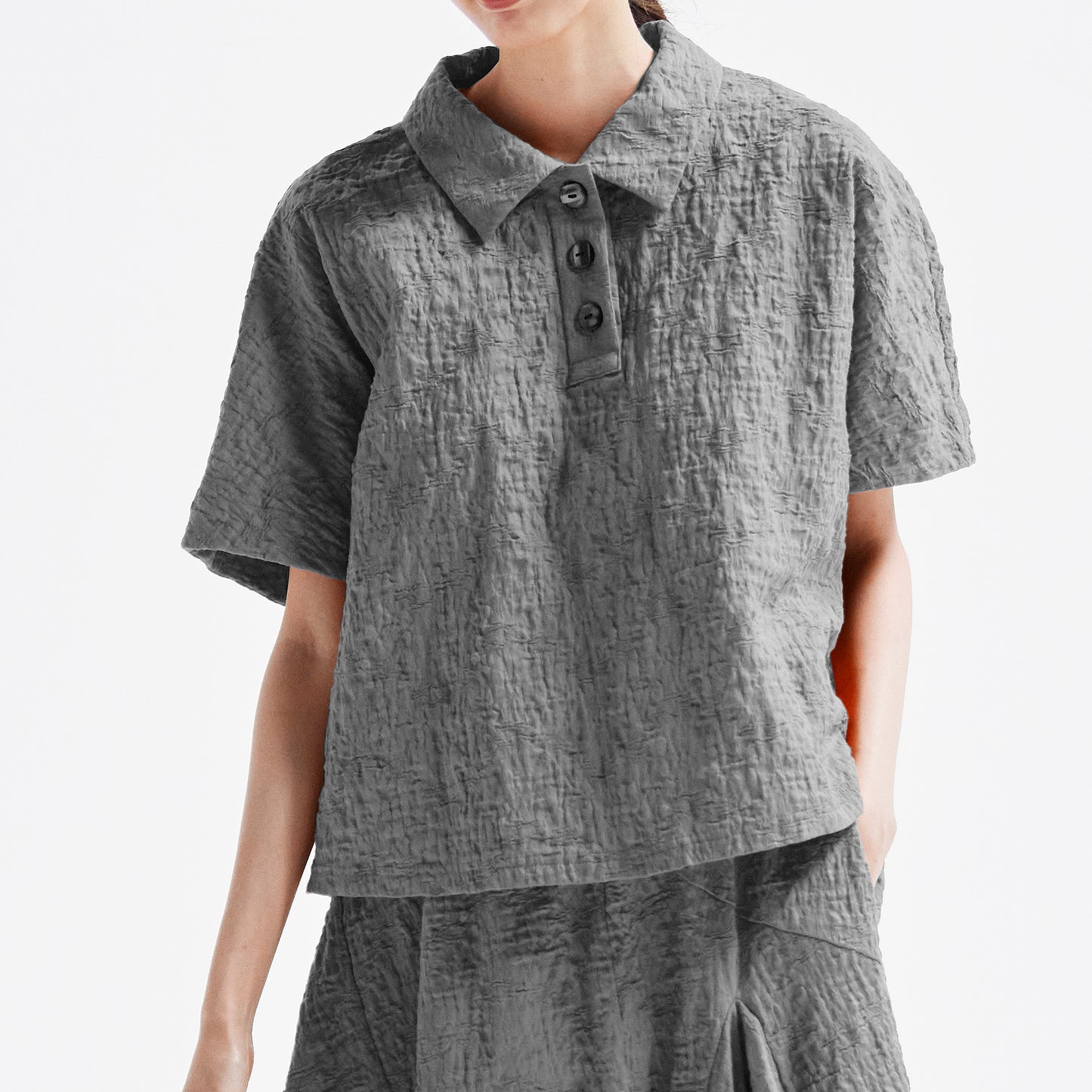 Blouse Gray HA00082
