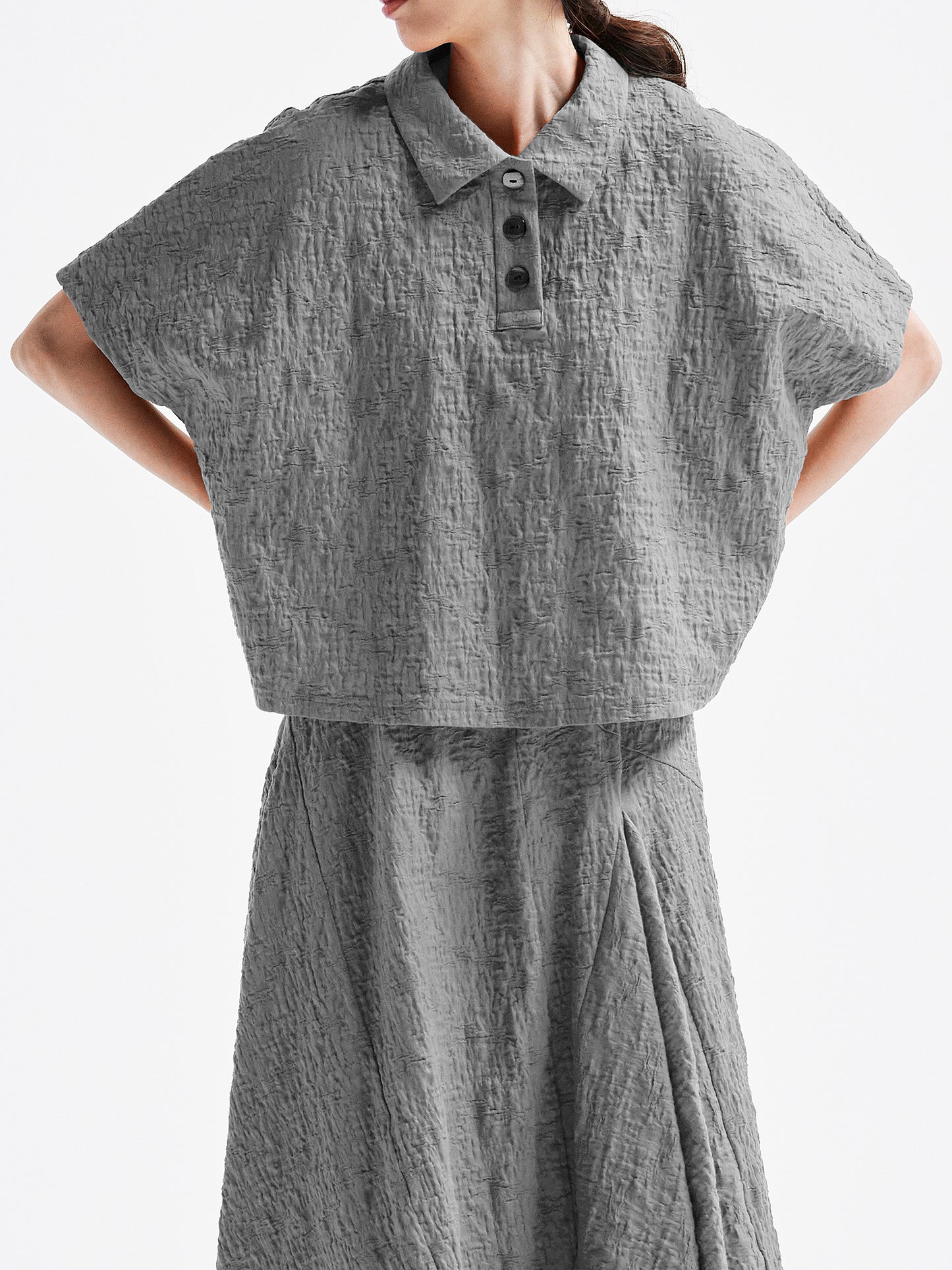 Blouse Gray HA00082
