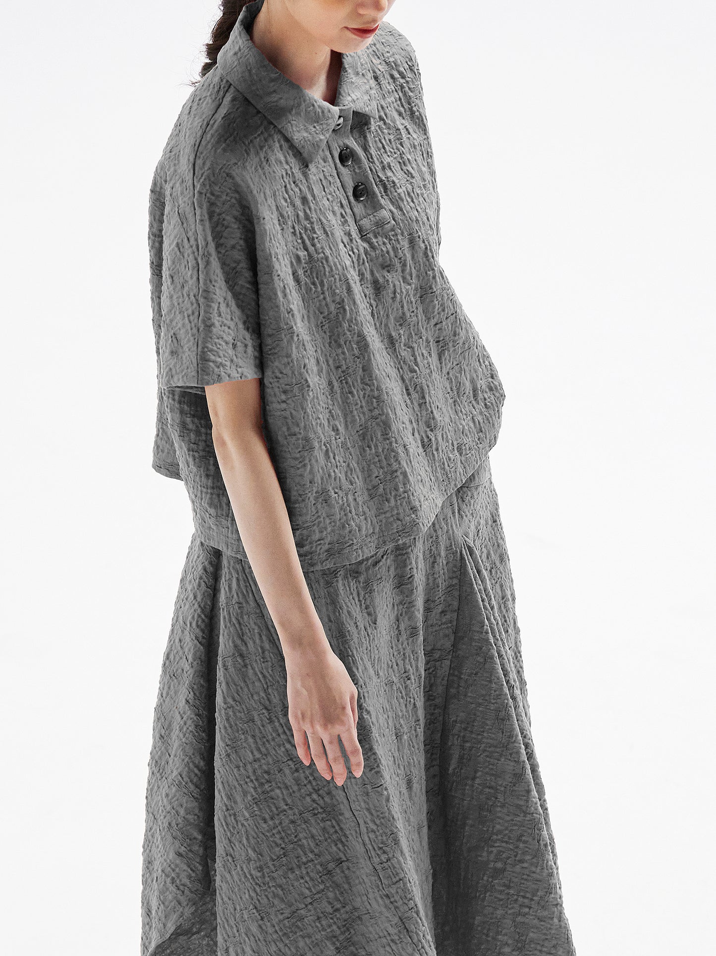 Blouse Gray HA00082