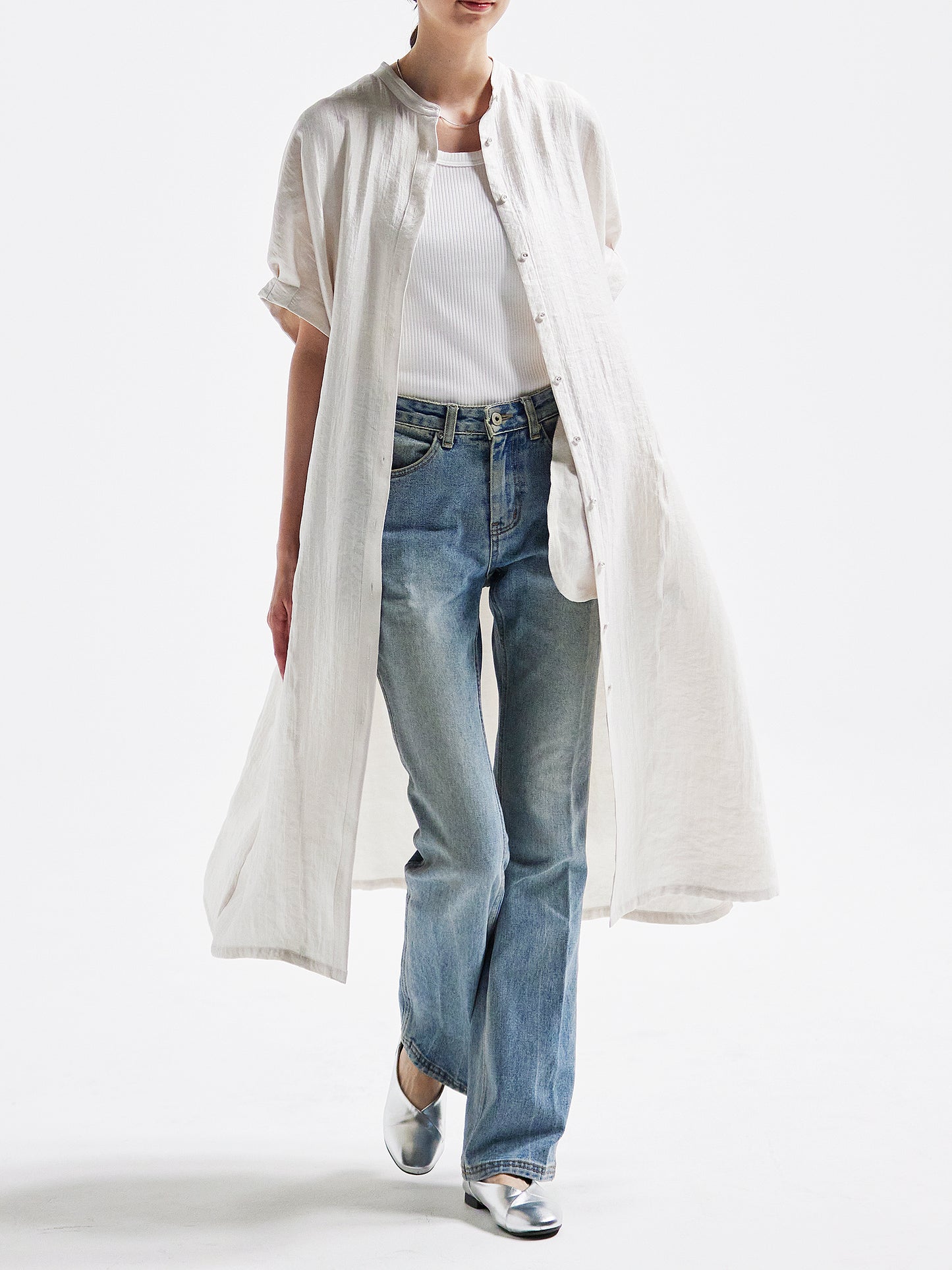 连衣裙 米白色 HA00068