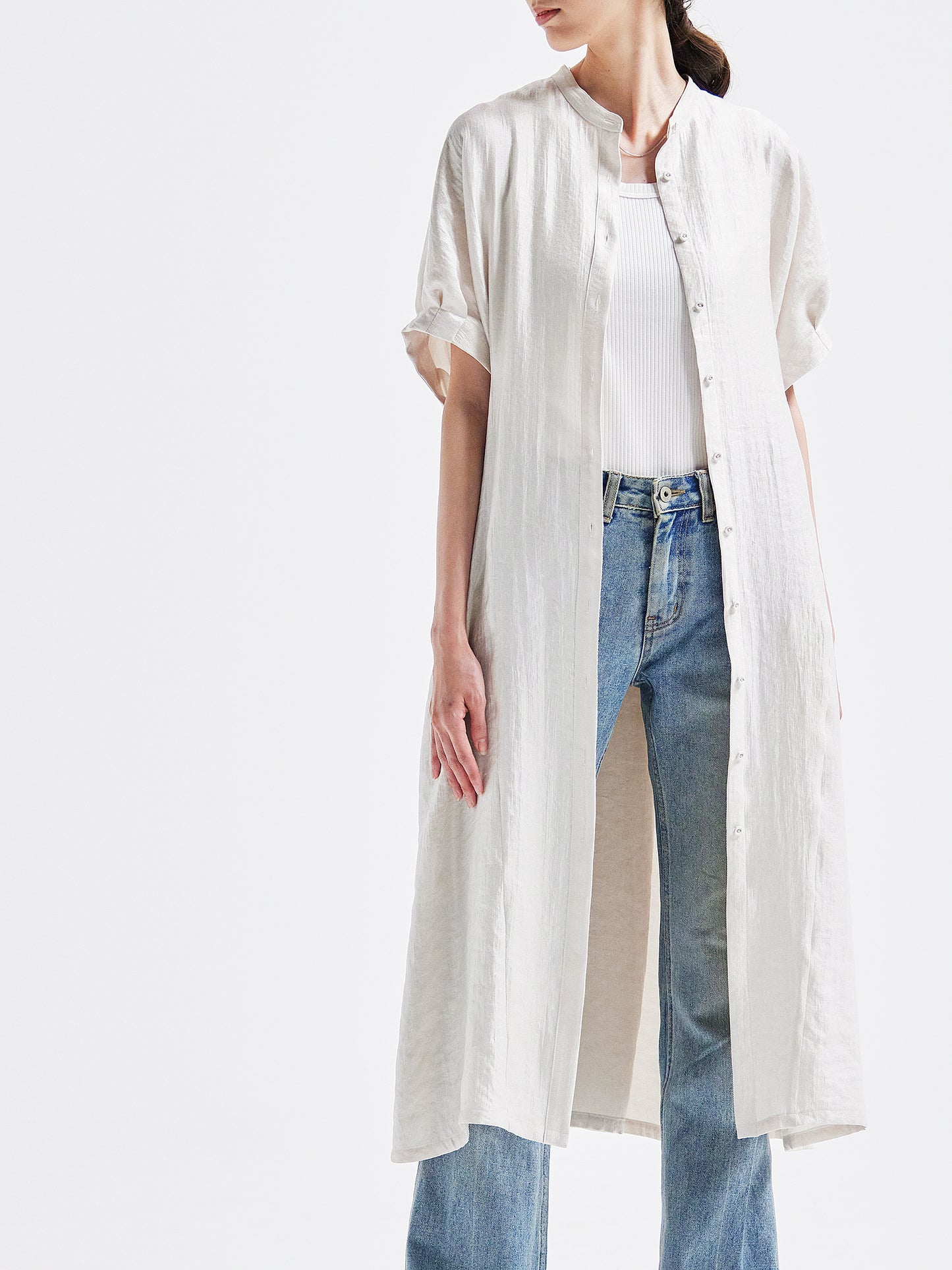 连衣裙 米白色 HA00068