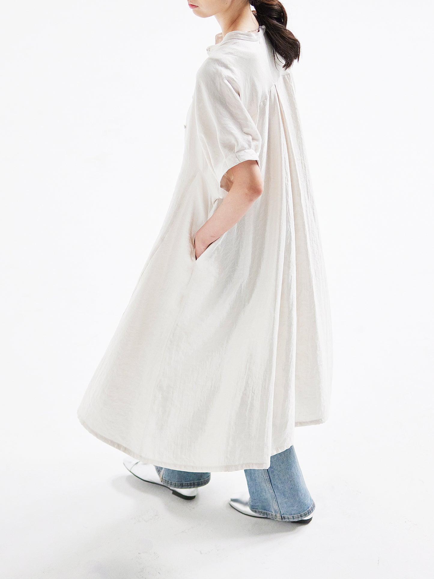 连衣裙 米白色 HA00068