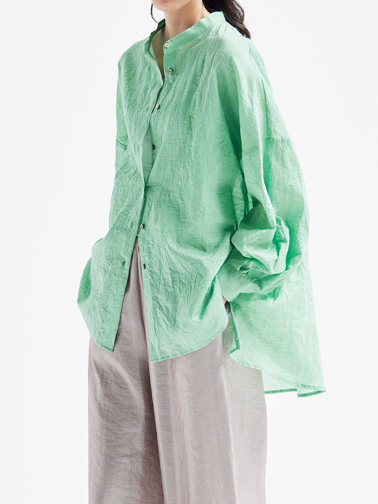 衬衫 绿色 HA00073
