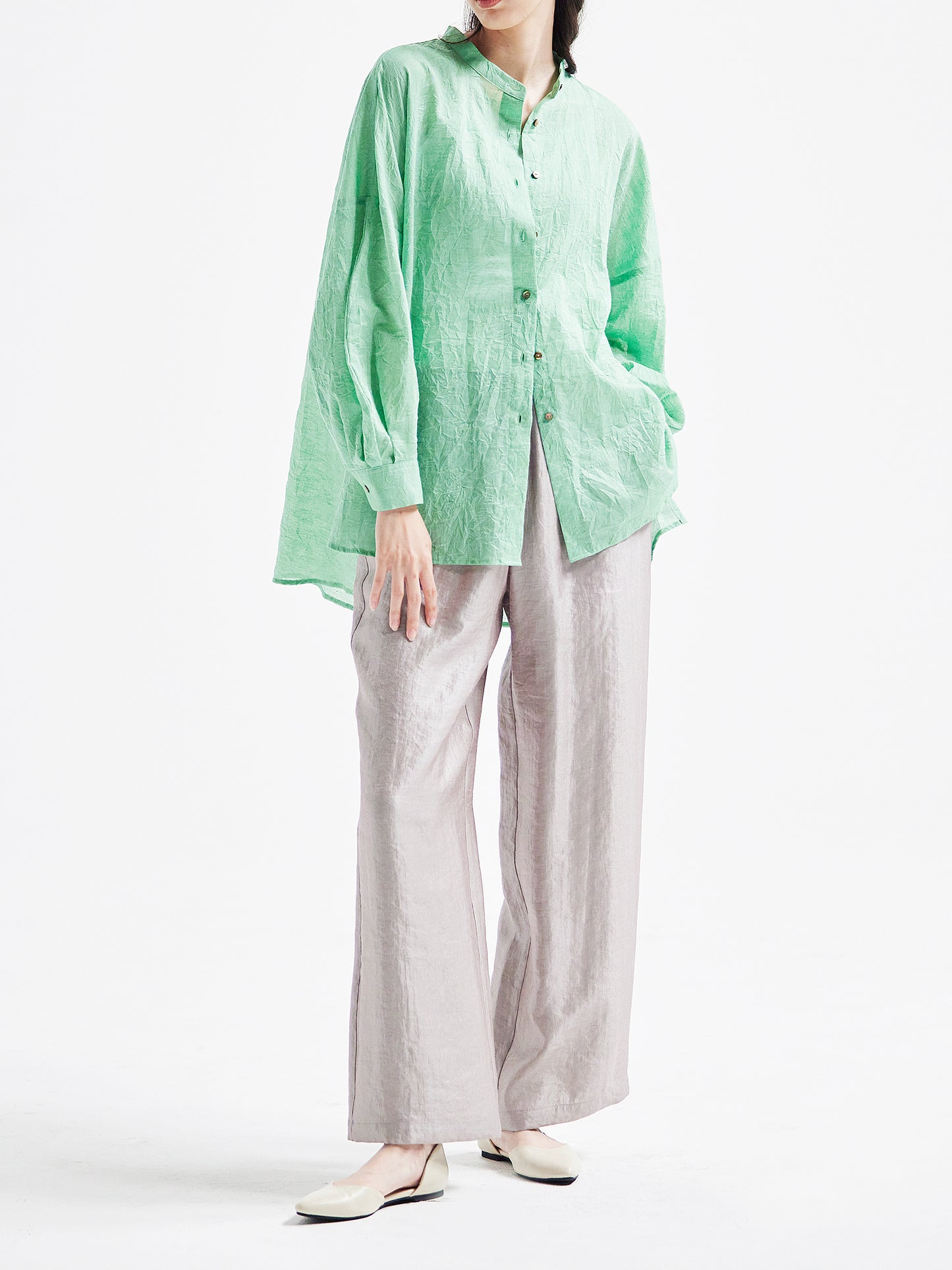 衬衫 绿色 HA00073