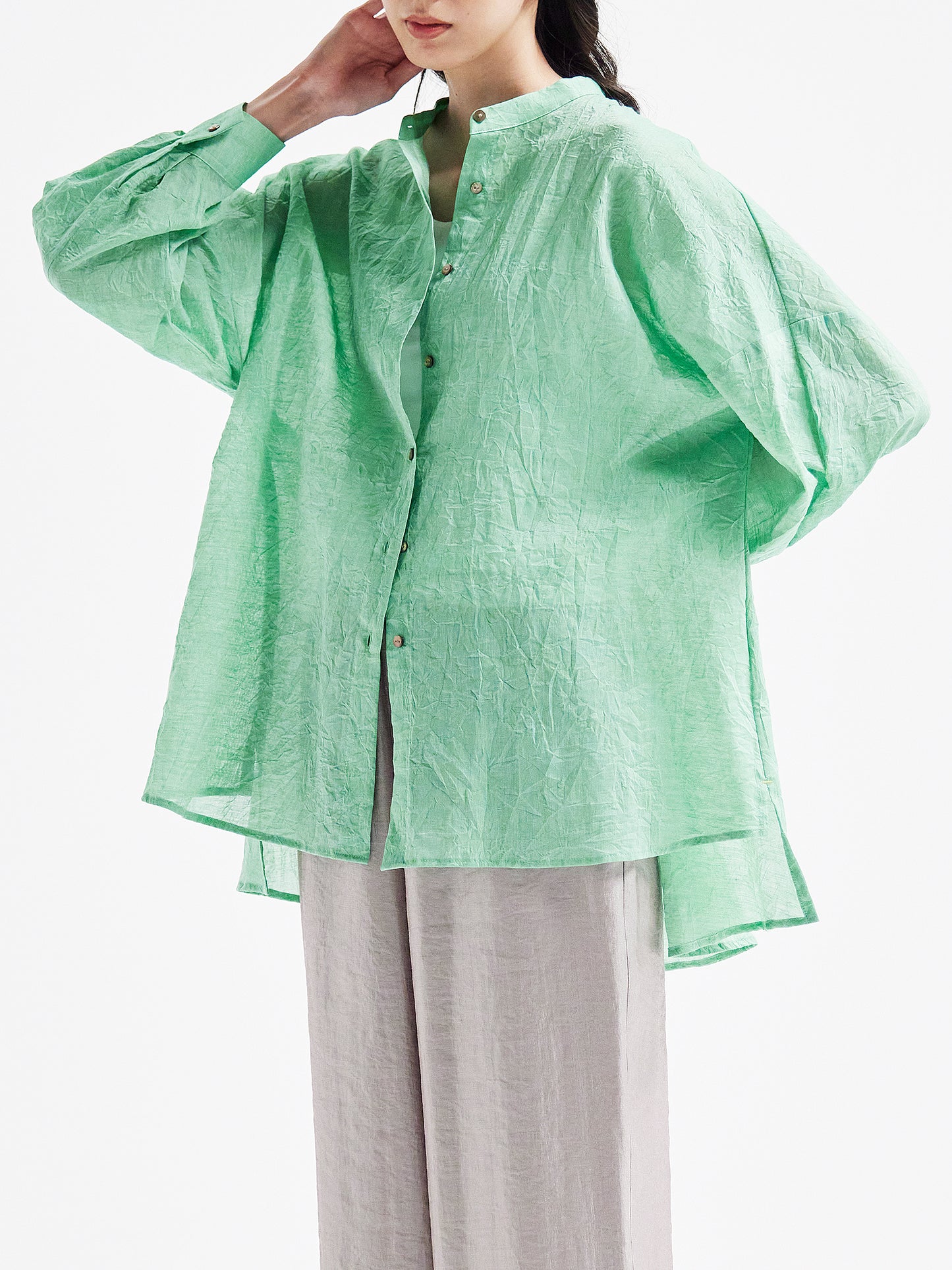 衬衫 绿色 HA00073
