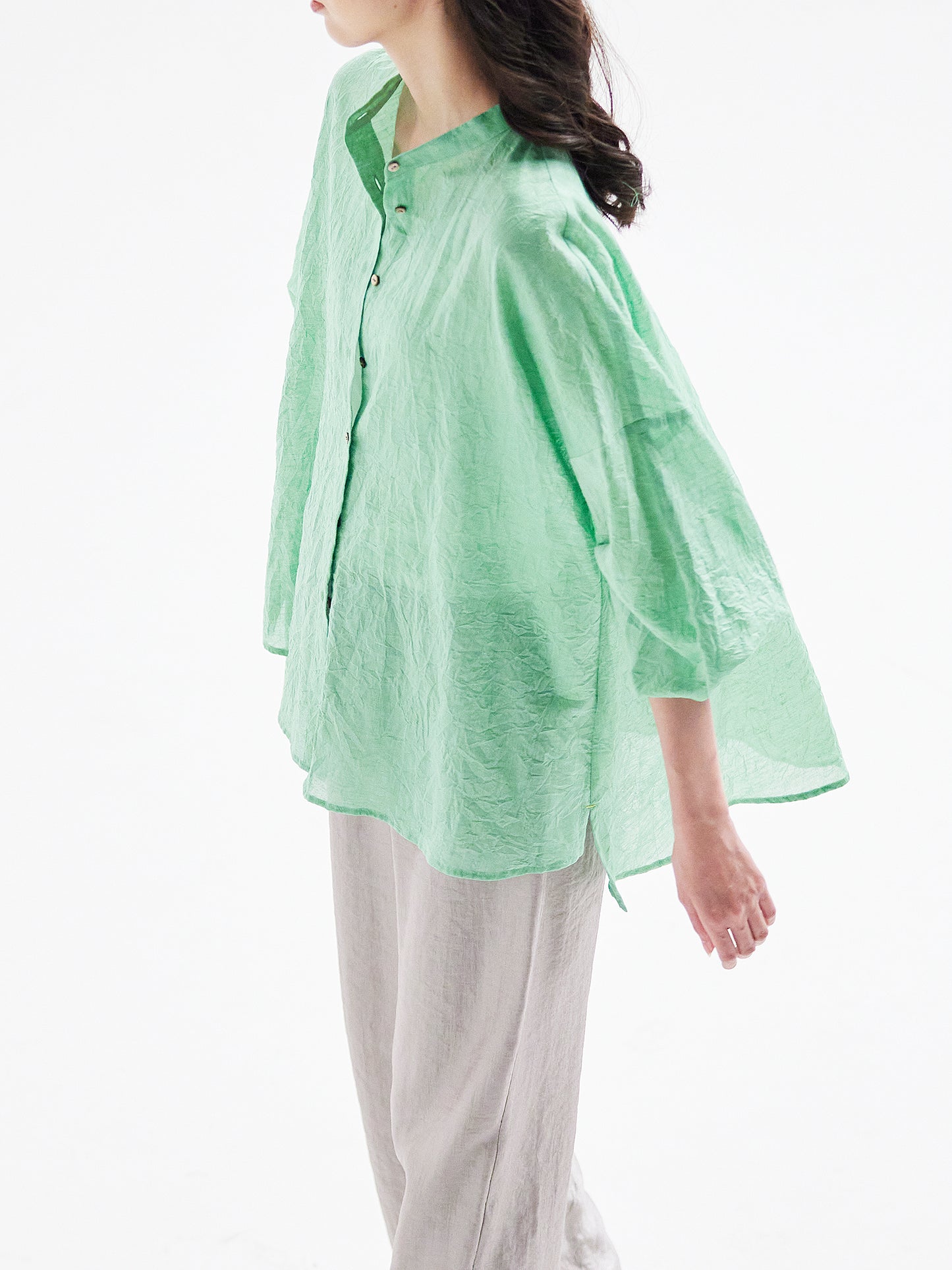 衬衫 绿色 HA00073
