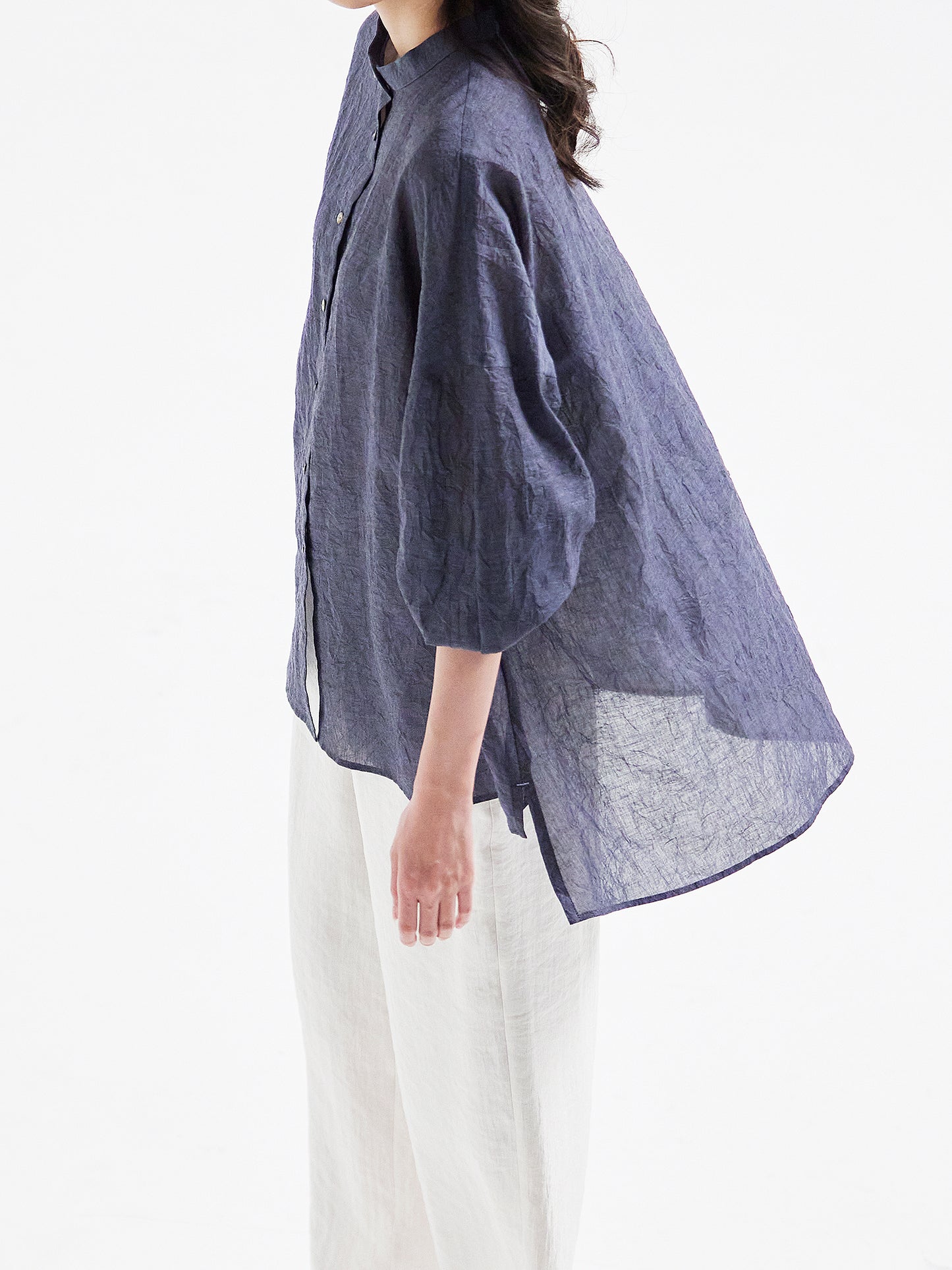 Navy Blouse HA00075