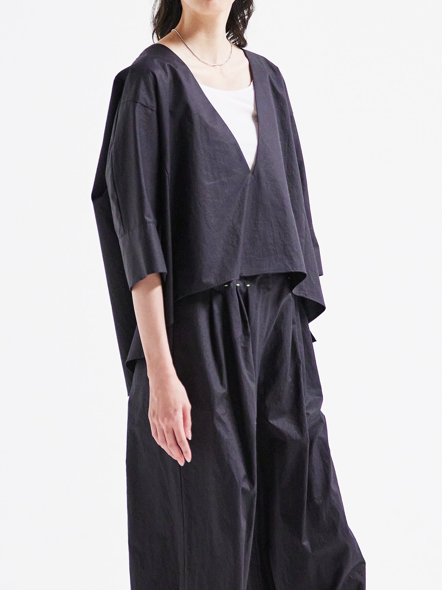 Navy Blouse HA00080