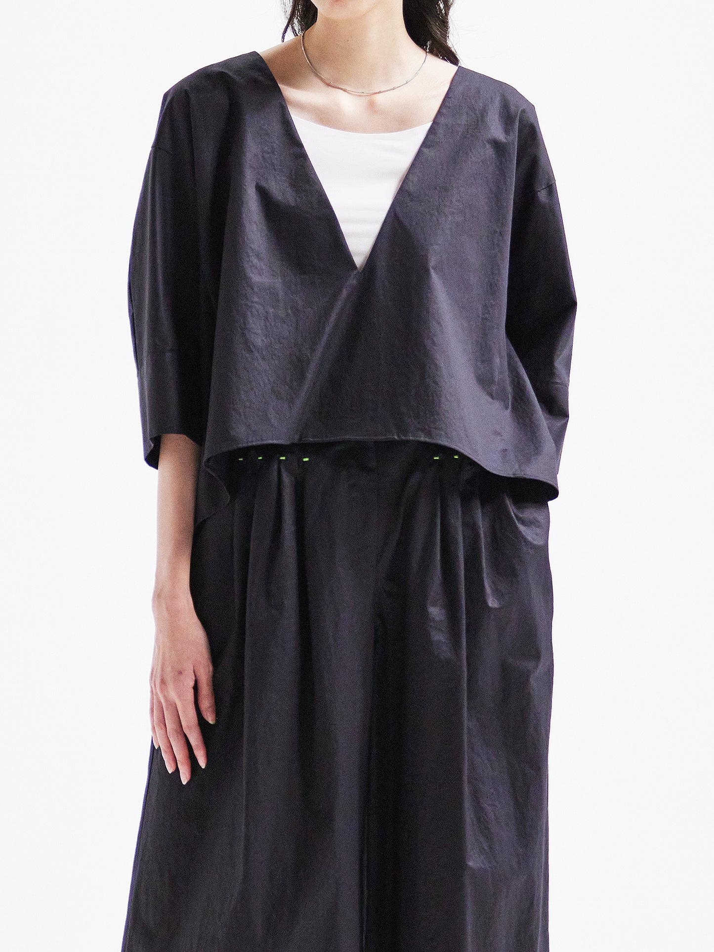 Navy Blouse HA00080