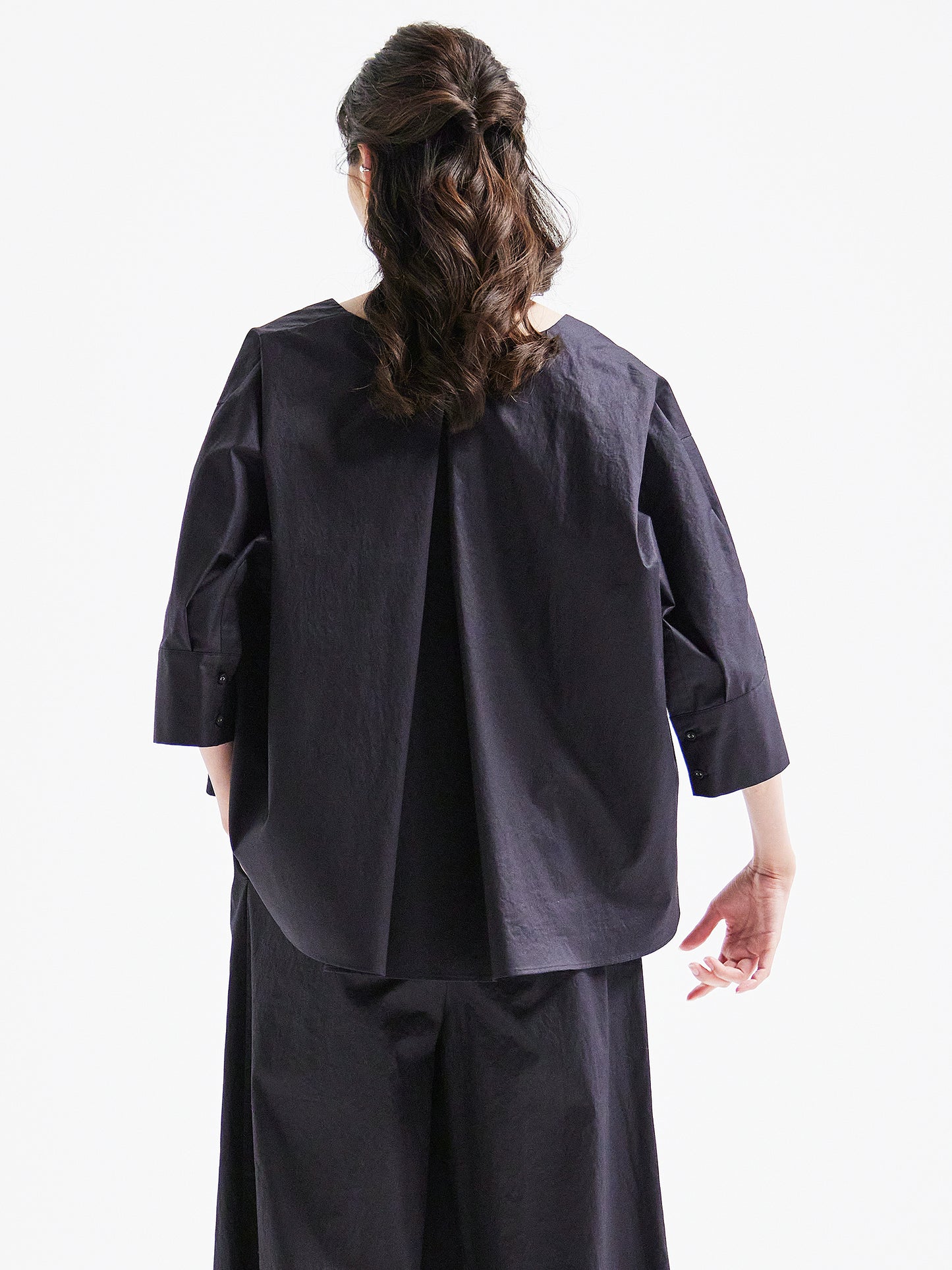 Navy Blouse HA00080