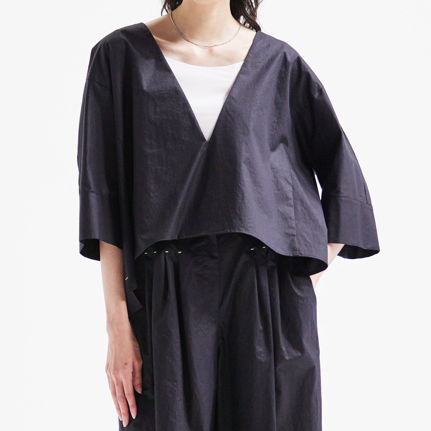 Navy Blouse HA00080