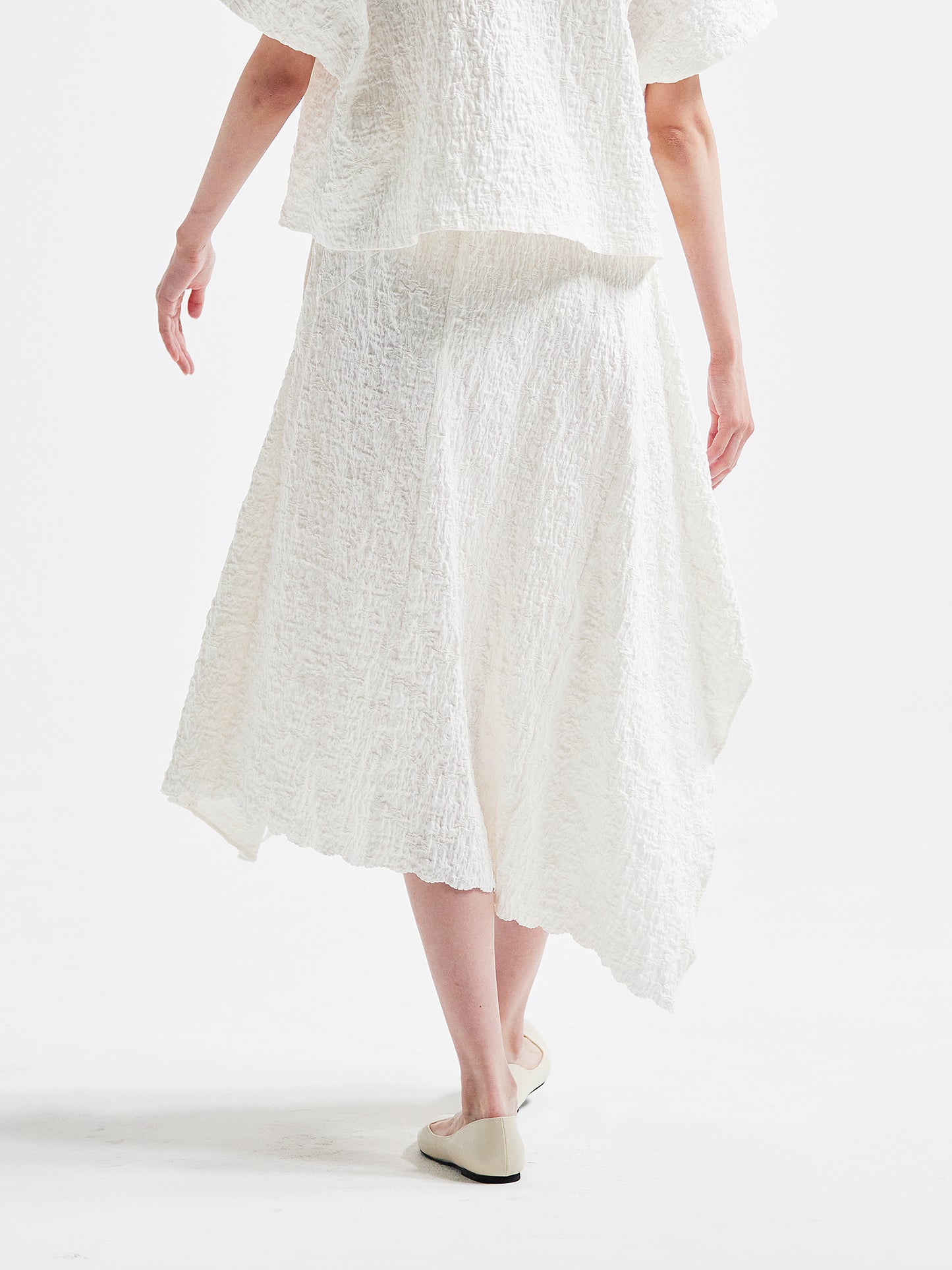 裙子 米白色 HA00094