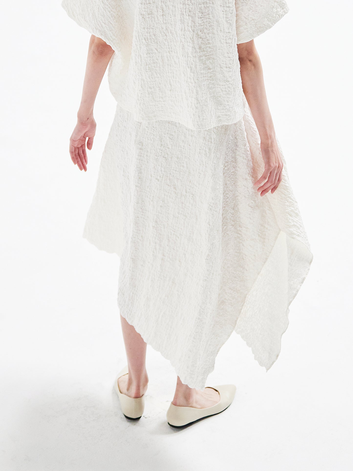 裙子 米白色 HA00094