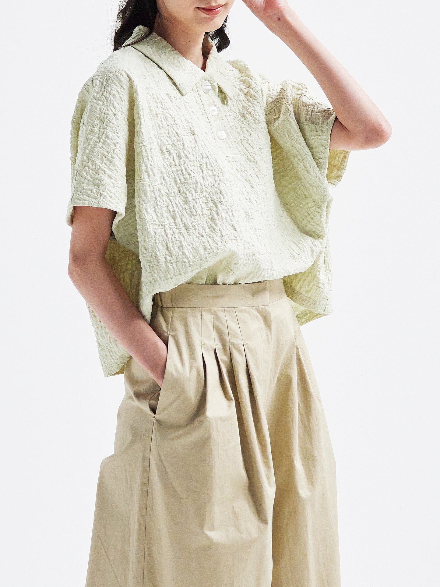 Blouse Pistachio Green HA00084