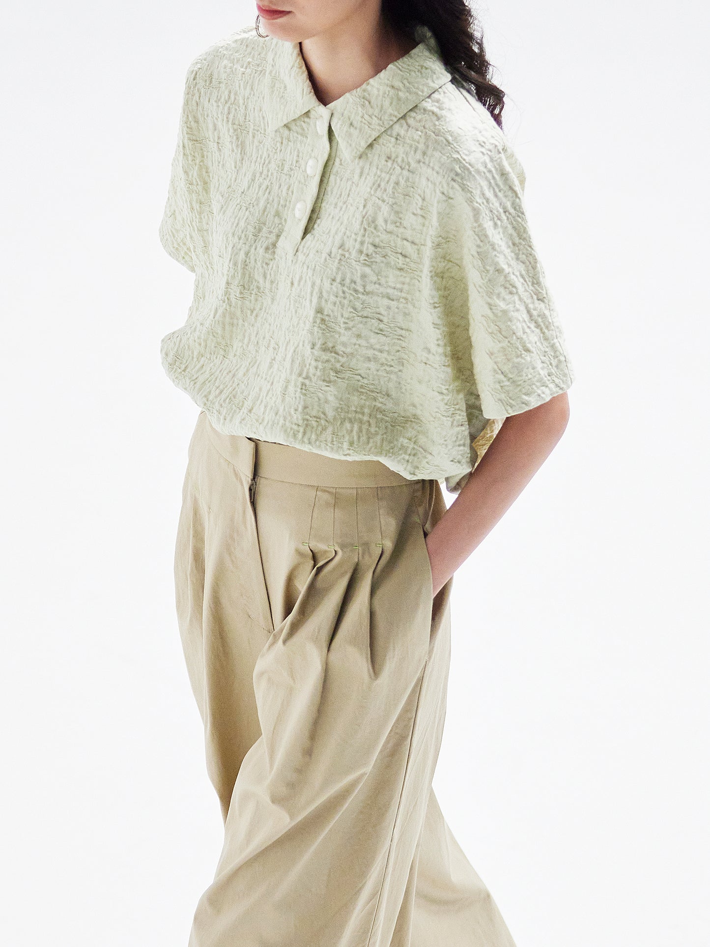 Blouse Pistachio Green HA00084