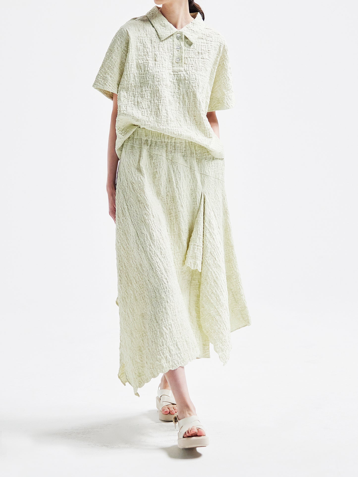 裙子开心果绿HA00096