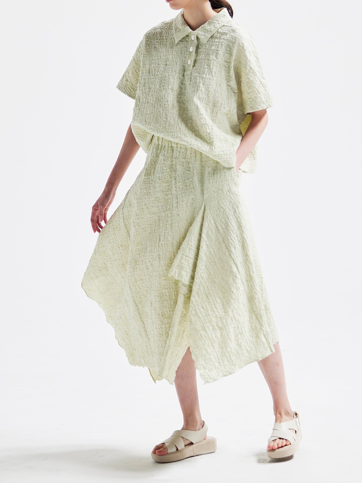 裙子开心果绿HA00096