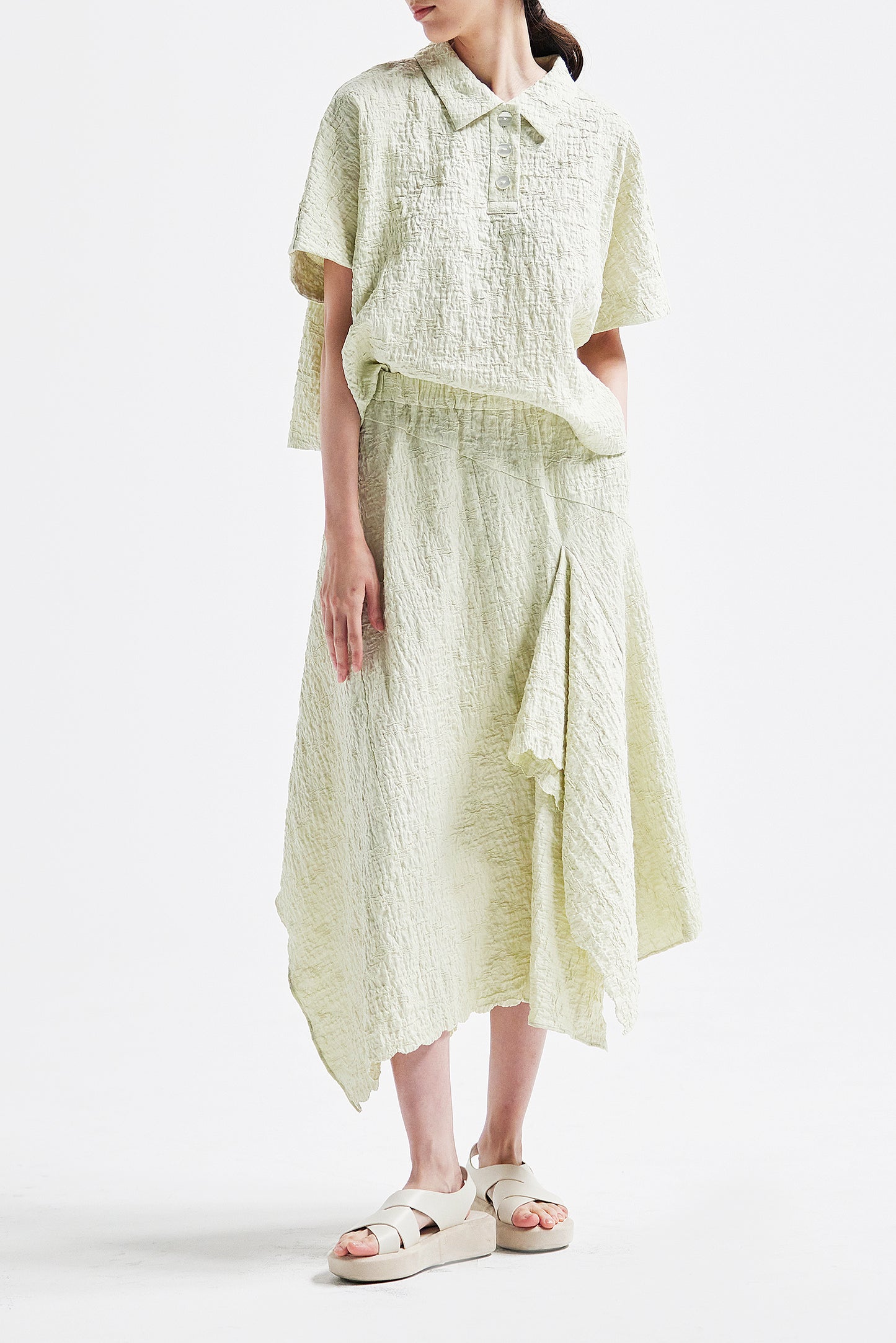 裙子开心果绿HA00096