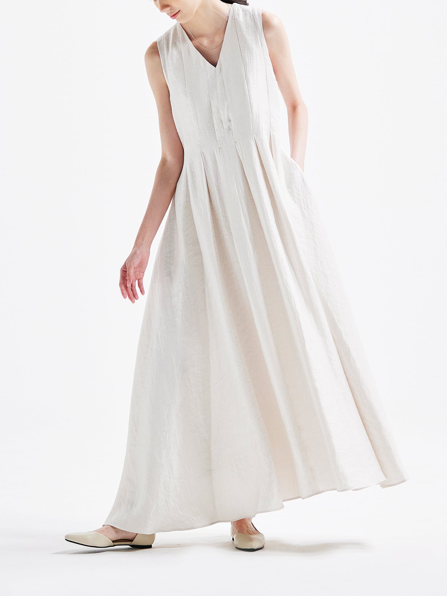 连衣裙 米白色 HA00097