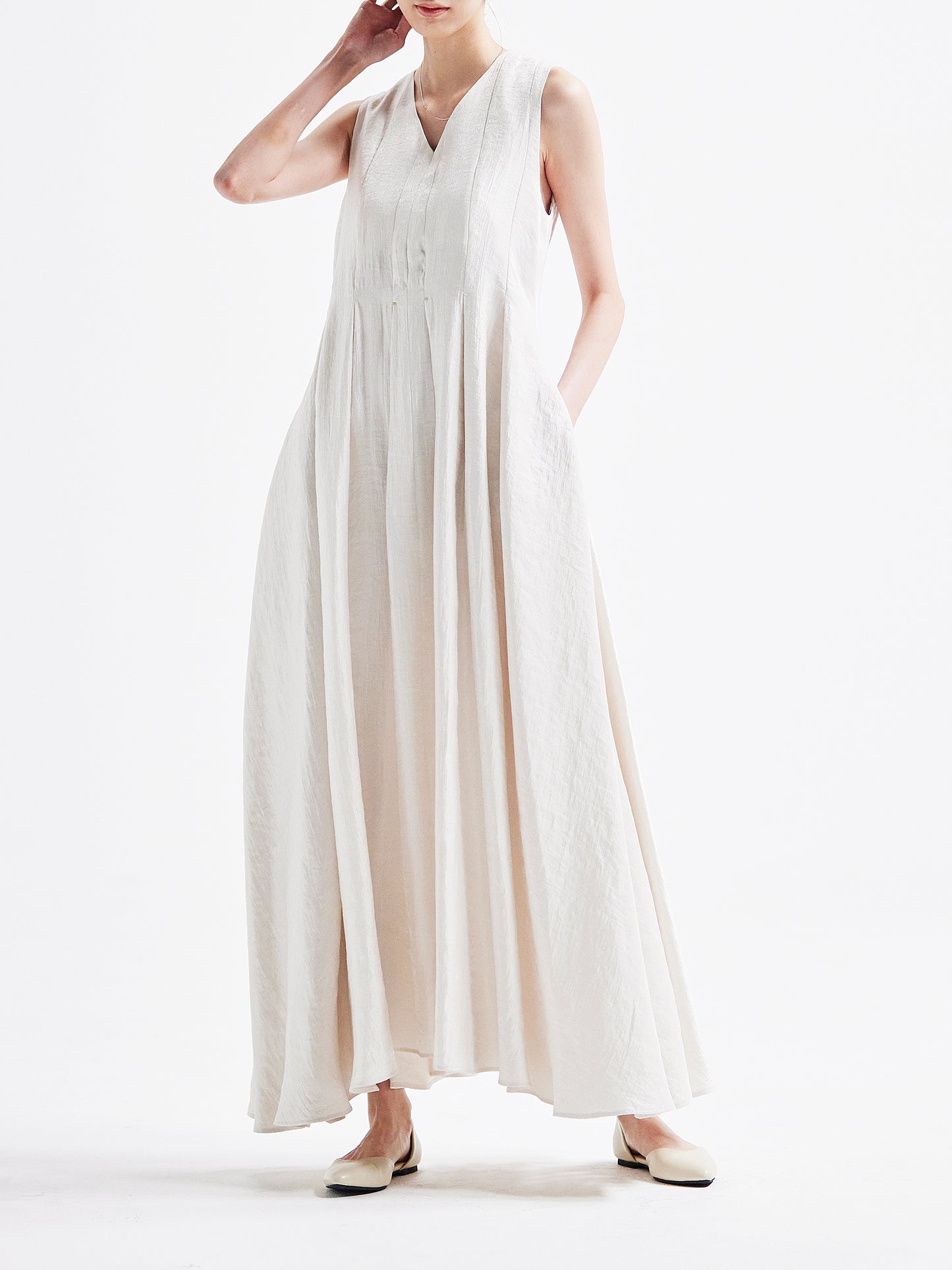 连衣裙 米白色 HA00097