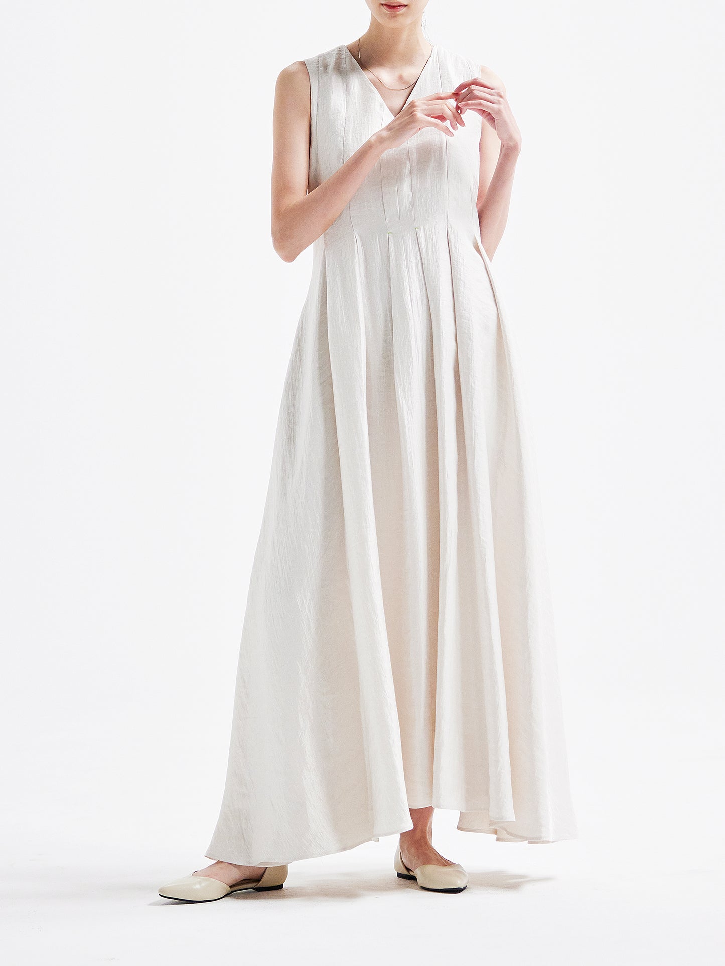 连衣裙 米白色 HA00097